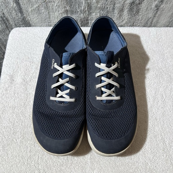 Olukai Moku Pae Shoes Loafers Sneakers Mens Size 10.5 US 43.5 EU Blue Slip On - Picture 3 of 8